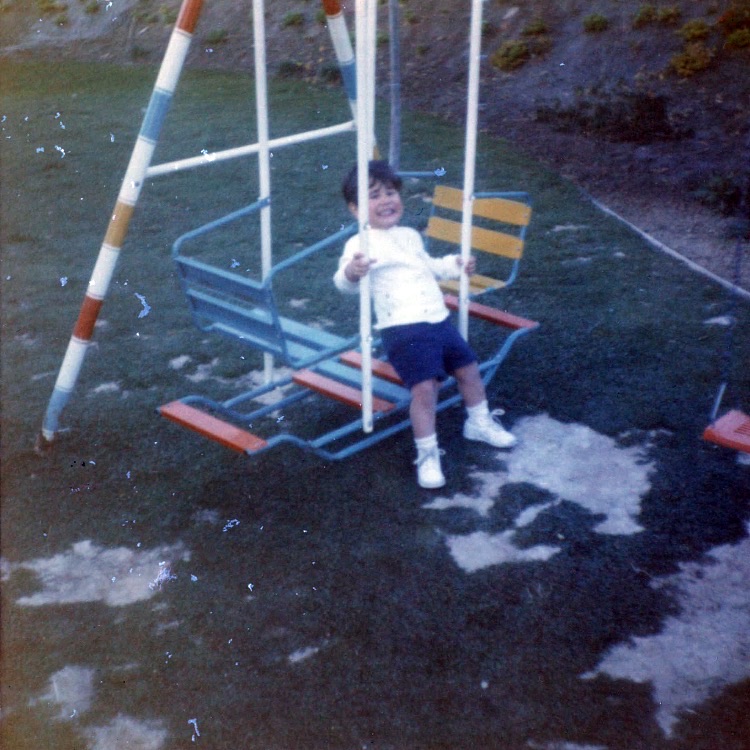 Josh on the swing