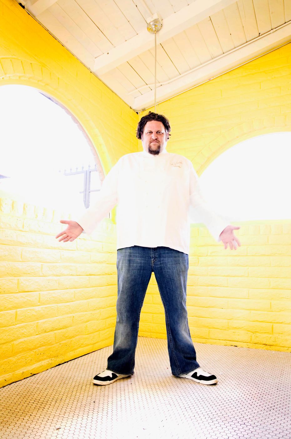 Aaron in chef whites