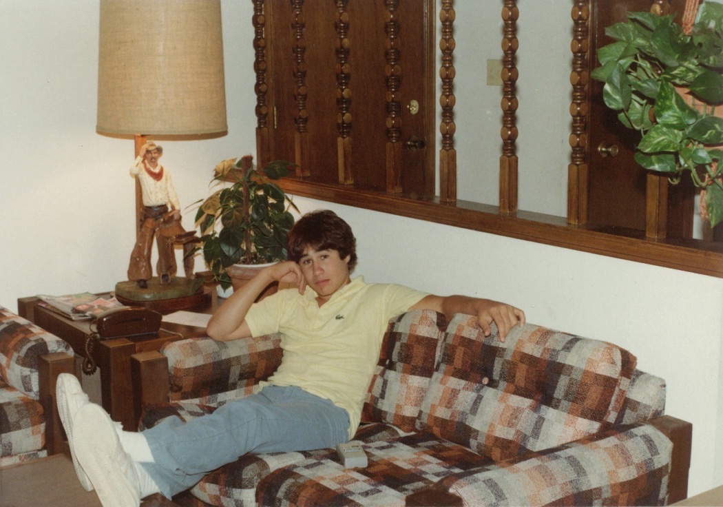 Josh at ease at home