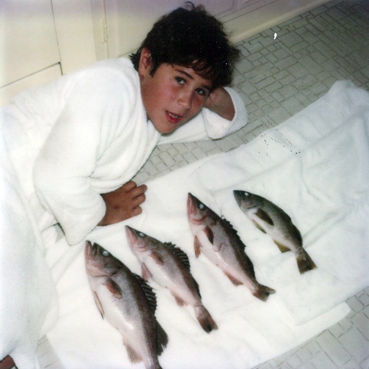 Josh with the morning catch