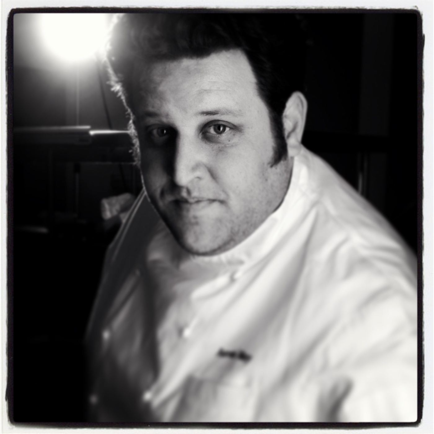 Aaron in chef whites